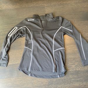 COLUMIA GOLF MEDIUM LONG SLEVE GREY POLO GOLF SHIRT